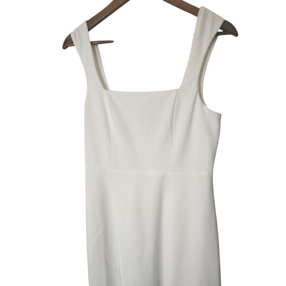 Show Me Your Mumu Front Slit Maxi Formal Dress Ivory Womens Large - Picture 3 of 6